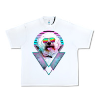 Bichons Frise Dog Vintage Urban Heavy Tee | Teevron