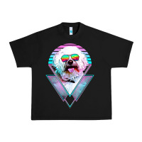 Black bichons frise dog vintage Urban Heavy Tee - artisFamous