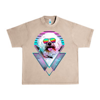 Bichons Frise Dog Vintage Urban Heavy Tee | Teevron