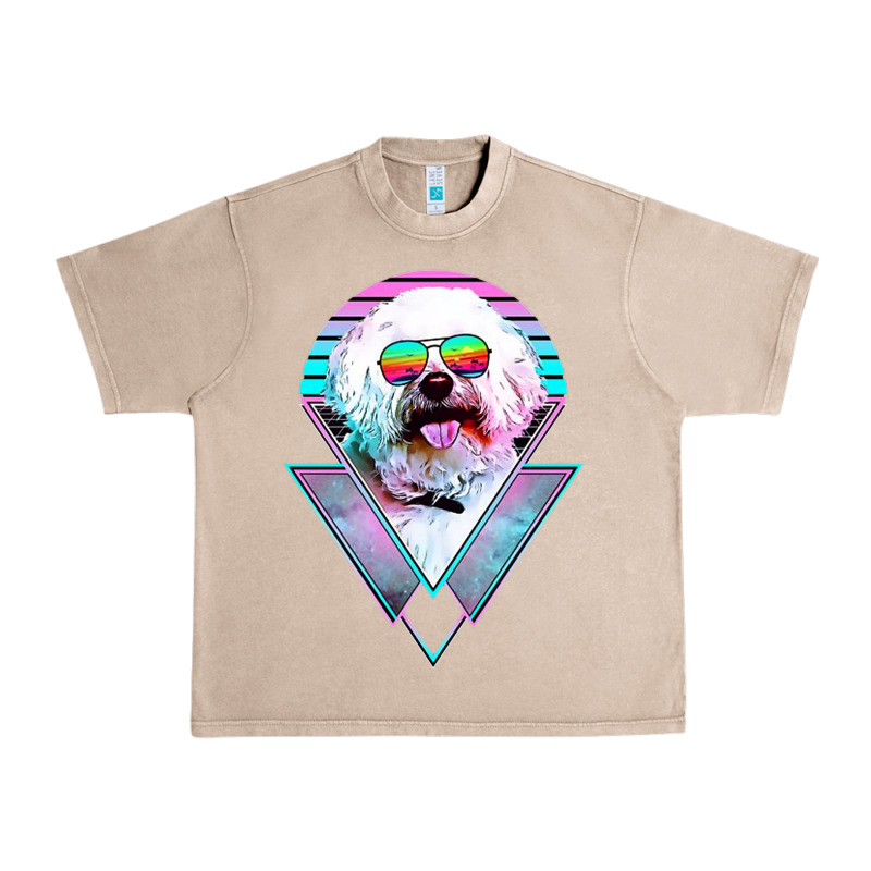 Bichons Frise Dog Vintage Urban Heavy Tee by artisFamous | Teevron