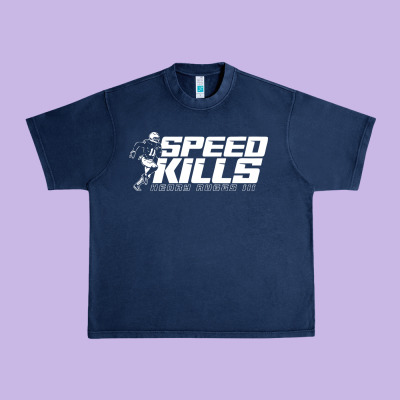 Henry Ruggs Speed Kills Urban Heavy Tee Designed By Artisfamous