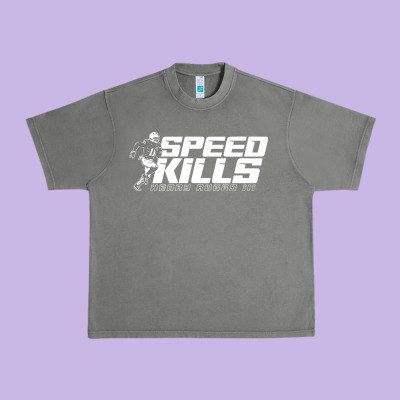 Henry Ruggs Speed Kills Urban Heavy Tee Designed By Artisfamous