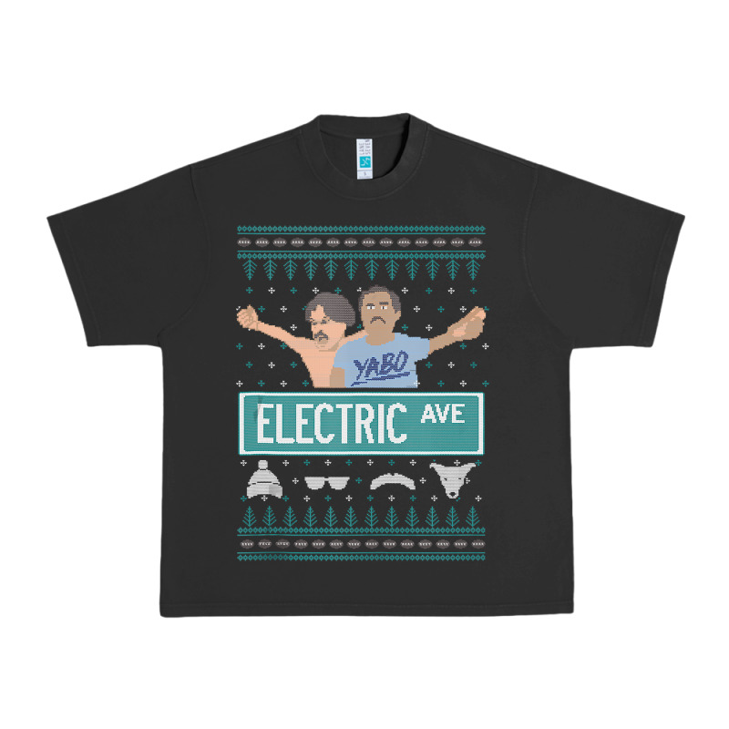 Pardon My Take Electric Avenue Ugly Christmas Sweater Urban Heavy Tee by artisFamous | Teevron