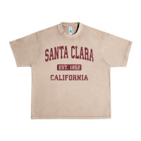 French Oak santa clara cali ca vintage athletic sports design Urban Heavy Tee - artisFamous