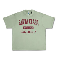 Santa Clara Cali Ca Vintage Athletic Sports Design Urban Heavy Tee | Teevron