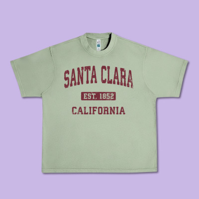 Santa Clara Cali Ca Vintage Athletic Sports Design Urban Heavy Tee Designed By Artisfamous