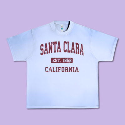 Santa Clara Cali Ca Vintage Athletic Sports Design Urban Heavy Tee Designed By Artisfamous