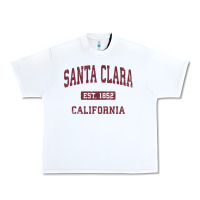 White santa clara cali ca vintage athletic sports design Urban Heavy Tee - artisFamous