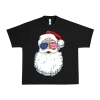 Black santa claus  u.s.a sunglasses christmas in july santa Urban Heavy Tee - artisFamous