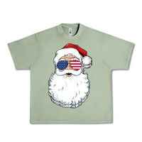 Oil Green santa claus  u.s.a sunglasses christmas in july santa Urban Heavy Tee - artisFamous