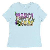 Baby Blue mardi gras Ladies Tee - SublimationCraftShop