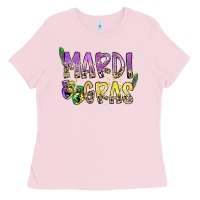 Bubblegum Pink mardi gras Ladies Tee - SublimationCraftShop