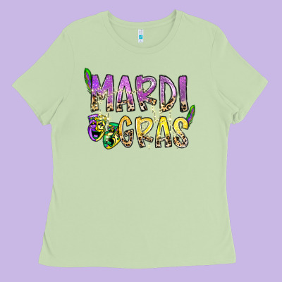 Mardi Gras Ladies Tee Designed By Sublimationcraftshop