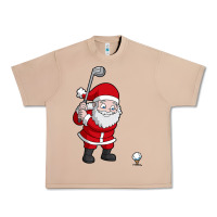 Burro santa claus golf christmas golfer golfing gift Urban Heavy Tee - artisFamous