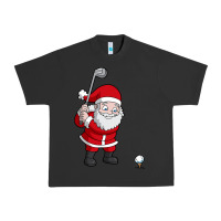 Pigment Black santa claus golf christmas golfer golfing gift Urban Heavy Tee - artisFamous