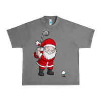 Tornado santa claus golf christmas golfer golfing gift Urban Heavy Tee - artisFamous