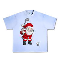 Grape Ice santa claus golf christmas golfer golfing gift Urban Heavy Tee - artisFamous