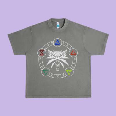 Camiseta Witcher Urban Heavy Tee Designed By Artisfamous