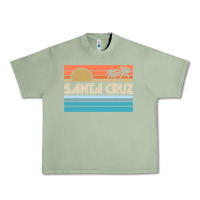 Oil Green santa c.r.u.z cali sunset 70s 80s surfer summer sun Urban Heavy Tee - artisFamous