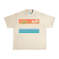Sandshell santa c.r.u.z cali sunset 70s 80s surfer summer sun Urban Heavy Tee - artisFamous