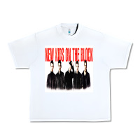 White NEWS KIDS ON THE BLOCK Urban Heavy Tee - artisFamous