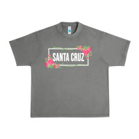 Tornado santa c.r.u.z cali  floral hibiscus flower Urban Heavy Tee - artisFamous