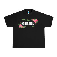 Black santa c.r.u.z cali  floral hibiscus flower Urban Heavy Tee - artisFamous