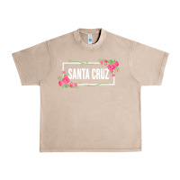 French Oak santa c.r.u.z cali  floral hibiscus flower Urban Heavy Tee - artisFamous