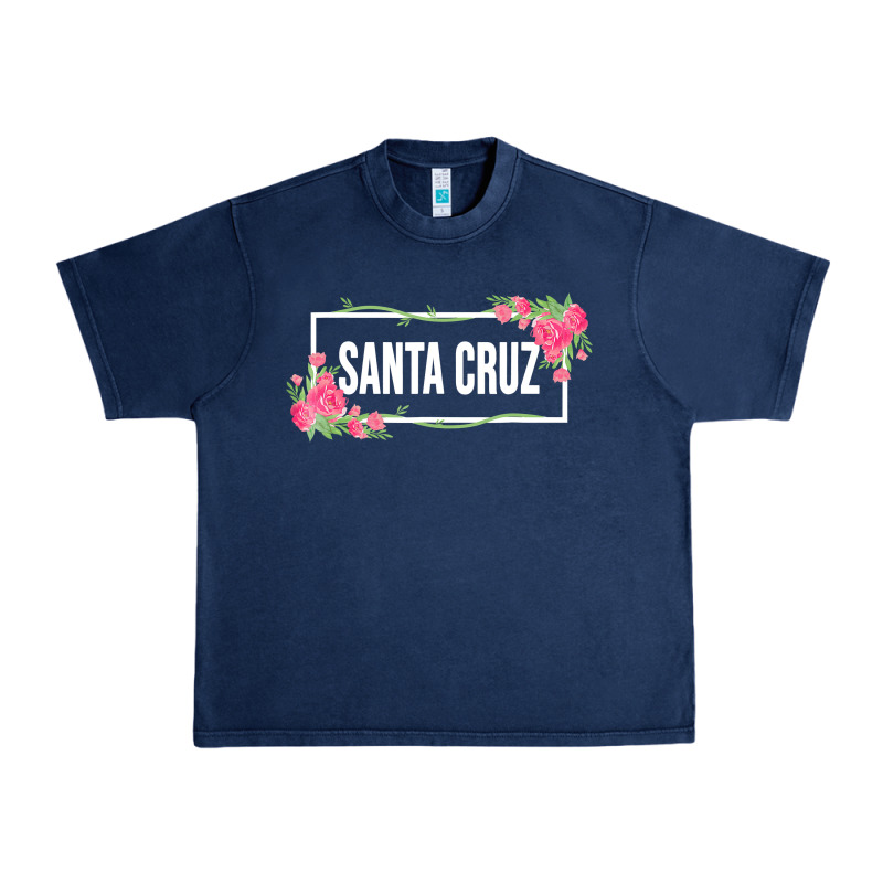 Santa C.r.u.z Cali  Floral Hibiscus Flower Urban Heavy Tee by artisFamous | Teevron