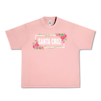 Salmon santa c.r.u.z cali  floral hibiscus flower Urban Heavy Tee - artisFamous