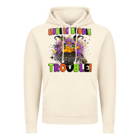 Vintage Artic kids halloween hubble bubble here comes trouble Vintage Hoodie - BarkalooDesign
