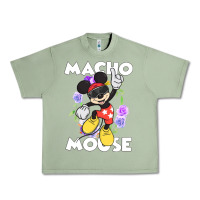 Oil Green macho mouse Urban Heavy Tee - artisFamous
