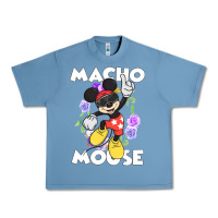 Pebble Blue macho mouse Urban Heavy Tee - artisFamous