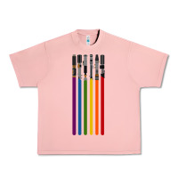 Salmon rainbow lightsaber Urban Heavy Tee - artisFamous