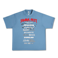 Pebble Blue shark fest Urban Heavy Tee - artisFamous