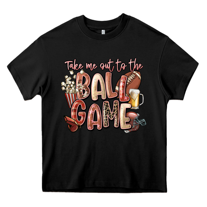 Take Me Out To The Ball Game Heavy Core Tee by FaDigitalArtStudio | Teevron