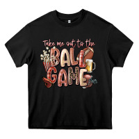 Black take me out to the ball game Heavy Core Tee - FaDigitalArtStudio