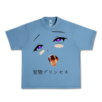 Pebble Blue ahegao face girl Urban Heavy Tee - artisFamous