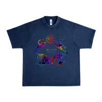 Navy Best Owl City Urban Heavy Tee - artisFamous