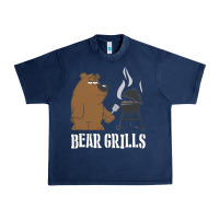 Navy Bear Grills Grylls Urban Heavy Tee - artisFamous