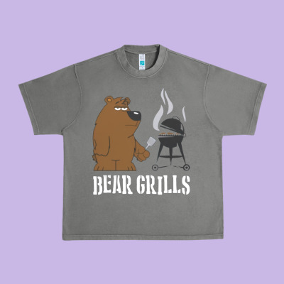 Bear Grills Grylls Urban Heavy Tee Designed By Artisfamous