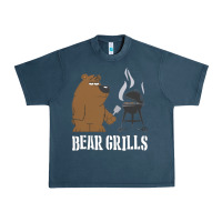 Midnight Navy Bear Grills Grylls Urban Heavy Tee - artisFamous