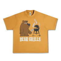 Peanut Butter Bear Grills Grylls Urban Heavy Tee - artisFamous