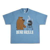 Pebble Blue Bear Grills Grylls Urban Heavy Tee - artisFamous