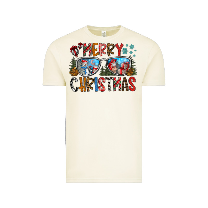 Merry Christmas Vintage Tee by CowhideDigitalArt | Teevron