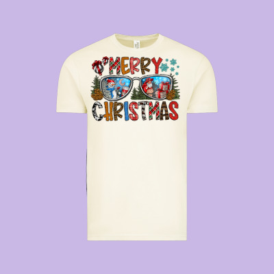 Merry Christmas Vintage Tee Designed By Cowhidedigitalart