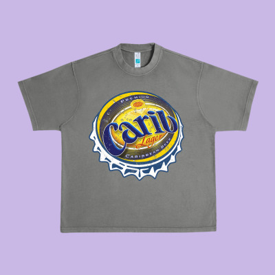 Carib Beer Urban Heavy Tee Designed By Artisfamous