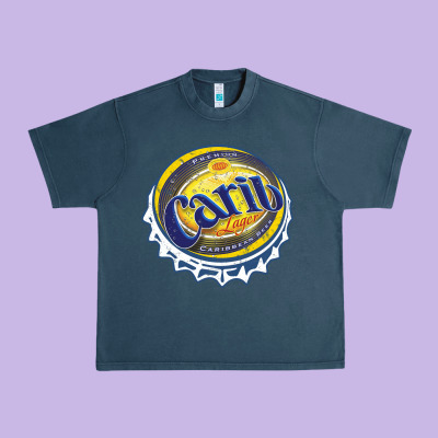 Carib Beer Urban Heavy Tee Designed By Artisfamous