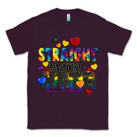 Plum straight against hate Classic Tee - FaDigitalArtStudio