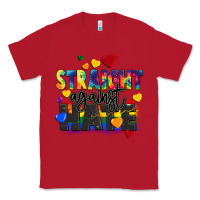 Red straight against hate Classic Tee - FaDigitalArtStudio